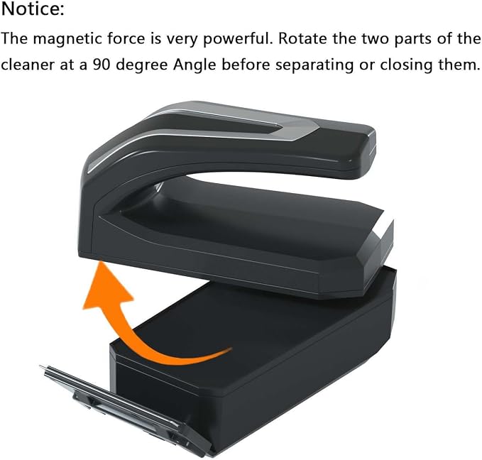 Carefree Fish Aquarium Large + Magnetic Cleaner for Thick Glass 10~18mm(2/5~3/4Inch) Heavy Duty Algae Scrubber with 4 Scrapers Floating L+(Plus)