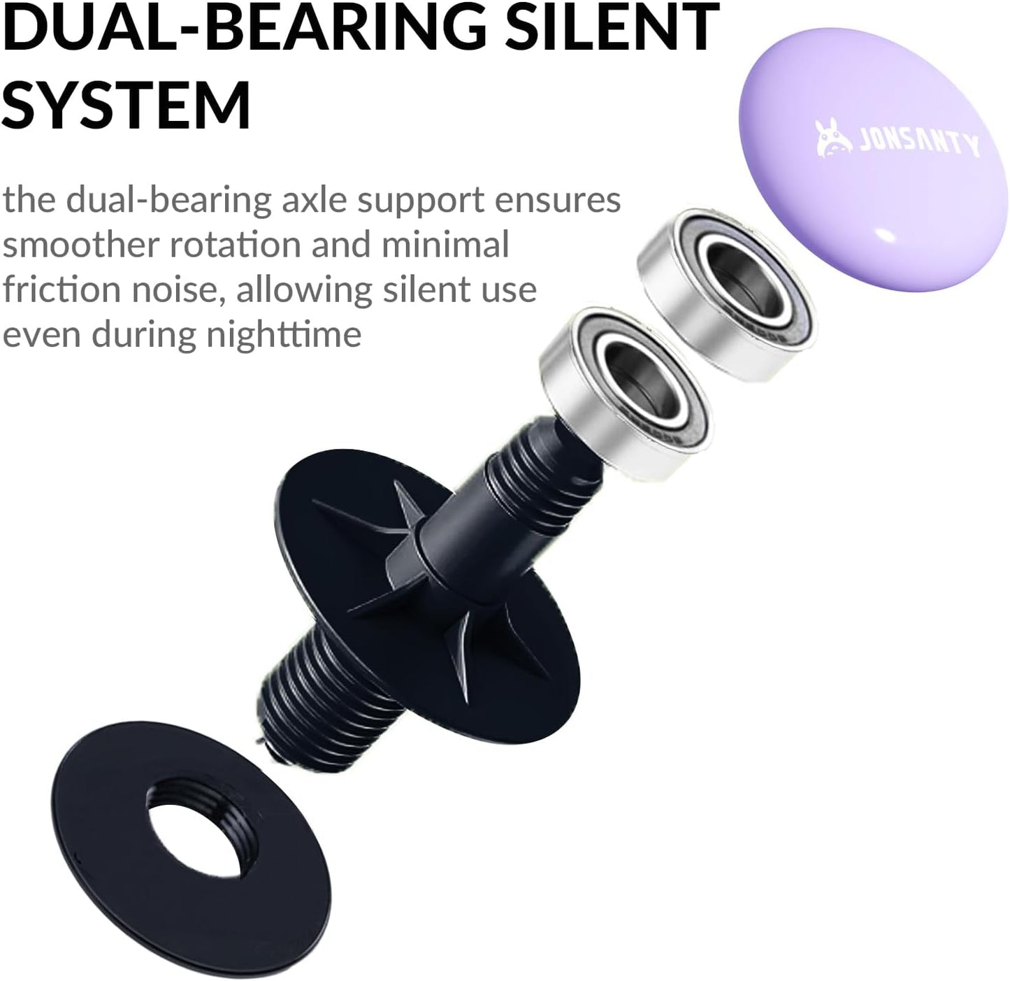 8.4" Silent Hamster Wheel, Non-Slip Track, Exercise, Release Stress, Relieve Anxiety, Adjustable Height Stand, for Syrian Dwarf Hamster, Gerbil, Mice, Other Small Medium Sized Pets, Blue