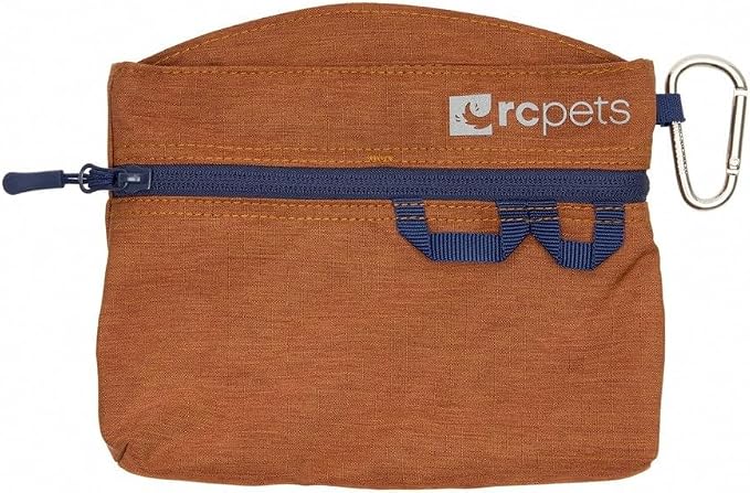 RC Pets Quick Grab Treat Bag | Compact & Convenient (Heather Caramel)