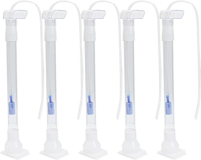 Marsrut 5pcs Under Gravel Filter Aquarium Uplift Tube, Undergravel Bottom Filters for Fish Tanks Water Cleaner Small Board Air Clean System Freshwater Saltwater, Clear Tubing Accessory Kit