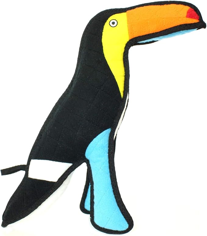 TUFFY® - 2 Pack Original : Toucan Dog Toy : : Ultra Durable Plush Toy with Multiple Layers & Reinforced Seams, Washable and Floats, Original Construction