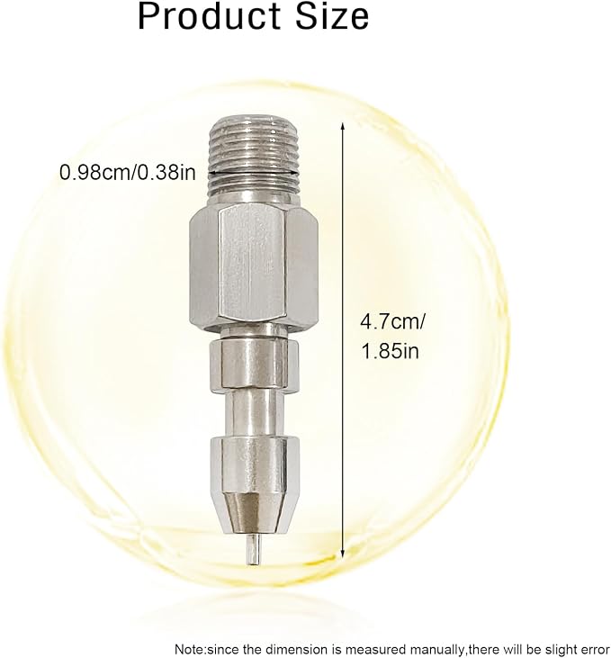 Stainless Steel Rabbit Water Nipples Metal Feeder Automatic Watering System Kit for Guinea Pigs Ferrets and Other Rodent Small Animals (6PCS)