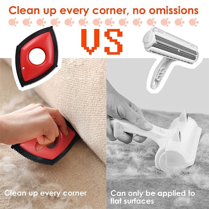Pet Hair Remover Cat Cleaning Device Carpet Sofa Car Detail Scraper Dog Lint Removal Silicone Brush