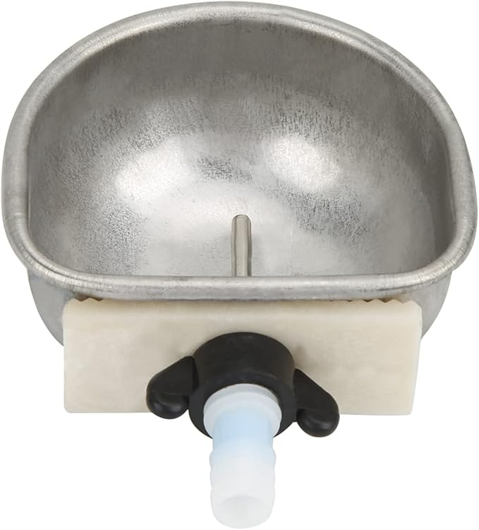 Dioche Metal Cup Metal 10-piece Stainless Steel Rabbit Water Bowl, Scratchresistant and Wearresistant, Suitable for Various Rabbit Cages.