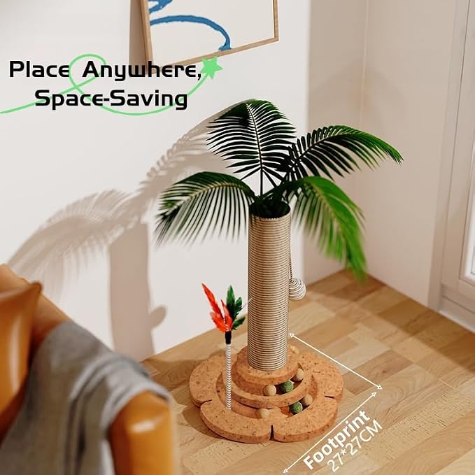 Small Cat Tree Tower Cat Scratching Post for Indoor Kittens