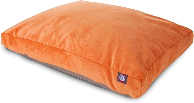 Orange Villa Collection Small Rectangle Pet Dog Bed
