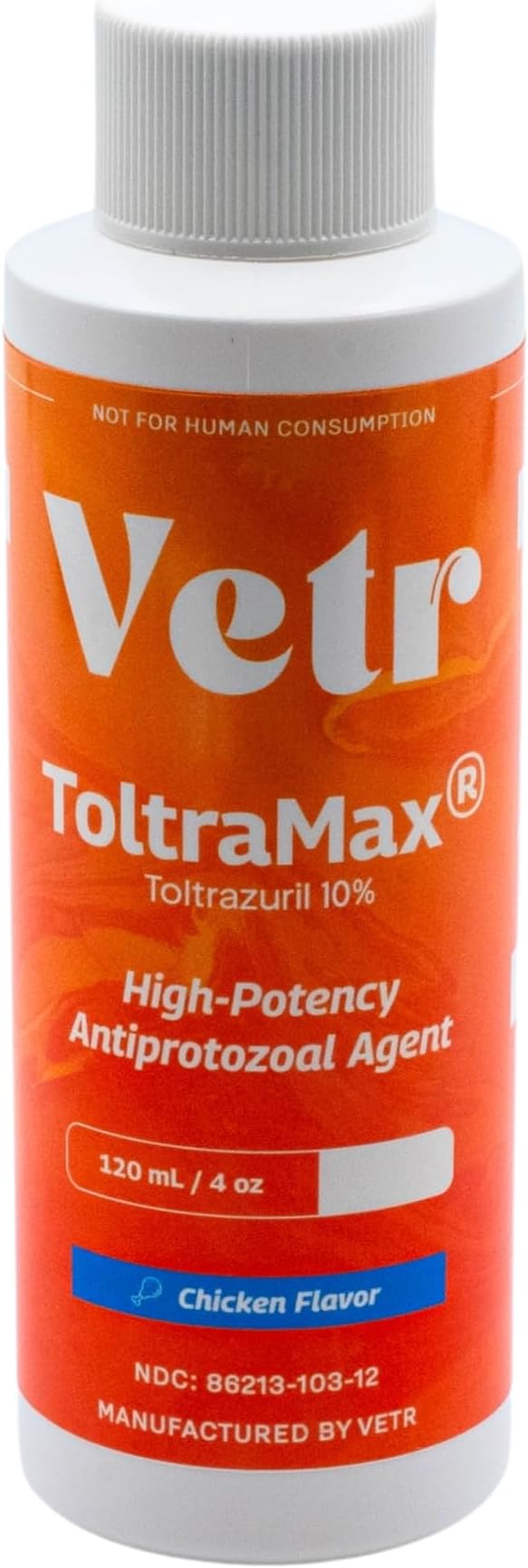 Toltrazuril 10.0% for Horses, Dogs, Cats, 120mL/4 Ounce, for Non-Food Chain Animals, Chicken