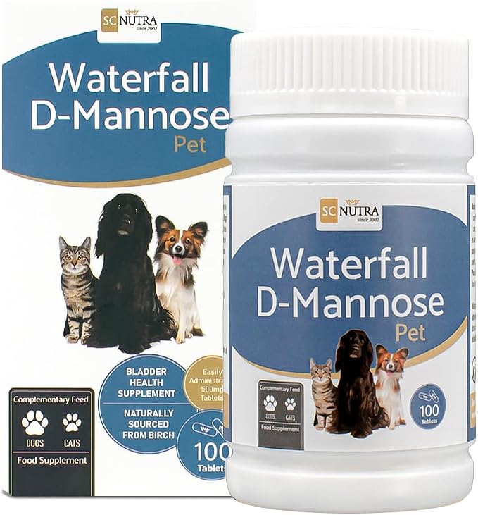 D-Mannose Pet Tablets for Cats & Dogs by SC Nutra