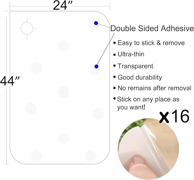 In hand Clear Pet Door Scratch Protector Shield Protect Your Furniture, Heavy Duty Deluxe Flexible Door Guard Cover
