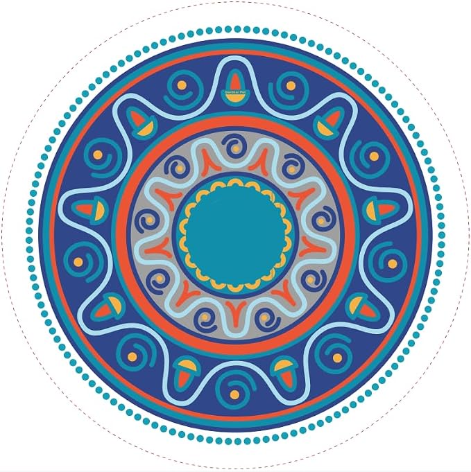 Gardner Pet 5 in 1 Cat Toy Cover，Boho Style - Blue