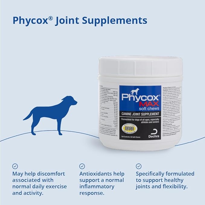 MAX Dog Joint Supplement Soft Chews,90 Ct,(Pack of 2)