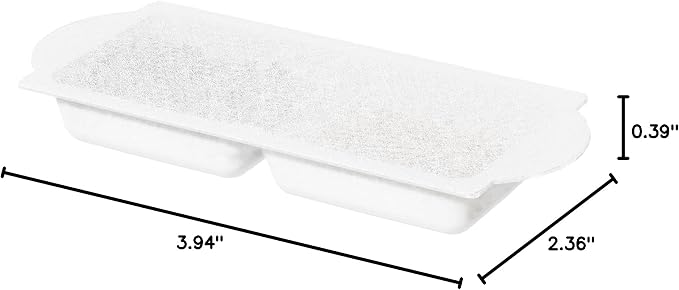 Replacement Filters for PawsPik Ceramic Dog & Cat Water Fountains, 8 Count
