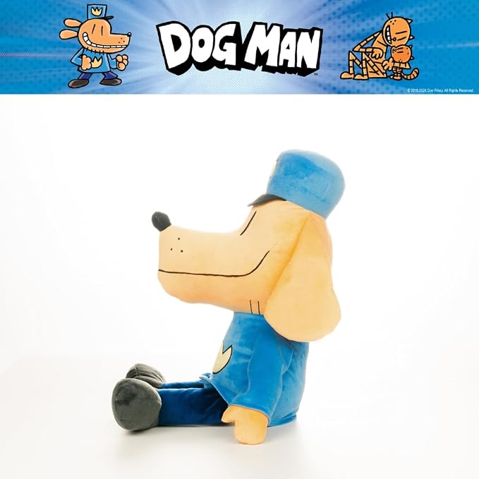 Dog Man Supa Comic Kids Bedding Super Soft Cozy Plush Cuddle Pillow, (Officially Licensed Product) By Franco Collectibles
