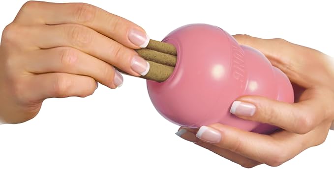 KONG Puppy Ziggies Dog Treats 2 Pack (Small, Original)- Teeth Cleaning Dog Treats for Puppies, Long-Lasting Chews, Works Classic Rubber Toys
