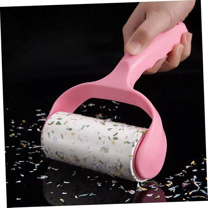 Gatuida 5sets Portable Pet Hair Roller and Lint Multi-Functional Cleaning Tool for Clothes Carpets and Furniture Includes Handle and Dust Cover for Household Use