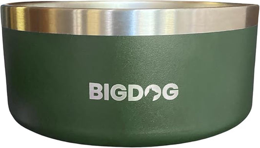 Army Green Bigdog Dog Bowl