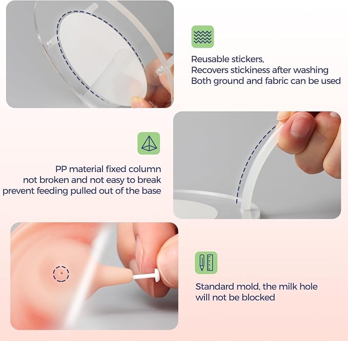 200ml Silicone Multi-Pet Milk Feeder with 4 Nipples(Pink) | Feeds 4 pets at once! Silicone, Stable base, Smooth milk flow. Leak-proof needles seal unused nipples. Includes syringe.