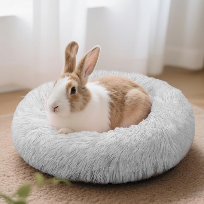 Bunny Bed Rabbit Hideout Large Soft & Comfortable Small Animal Bedding Cozy Bed Mat Warm Hideaway Cage Accessories for Guinea Pig