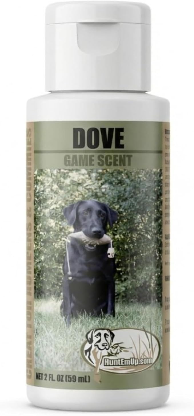 Dove Training Scent & Dummy for Dogs, 2oz – Scents to Train Hunting Dog for Tracking and Retrieving Doves for Upland Hunts