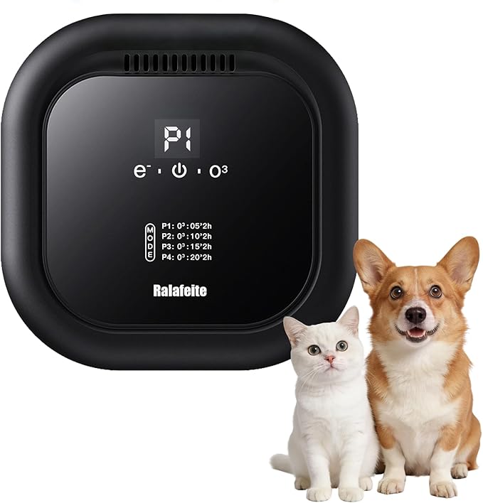 Cat Litter Deodorizer for Litter,Ozone Odor Eliminator for Pets,99% Odor Removal Air Purifier for Cat Litter Box,Home Insertable Air Purifier Suitable for Bedrooms,Bathrooms,garage,Smoke,Kitchens