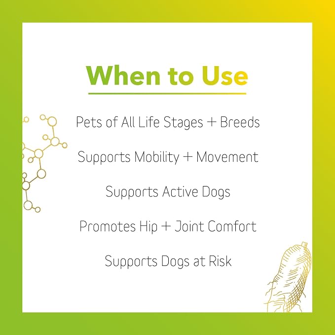 InClover Connectin Natural Hip & Joint Supplement for Dogs with Glucosamine, Chondroitin & Hyaluronic Acid - Soft Chew for Dog Mobility, Comfort & Active Lifestyle Support, 300 Count