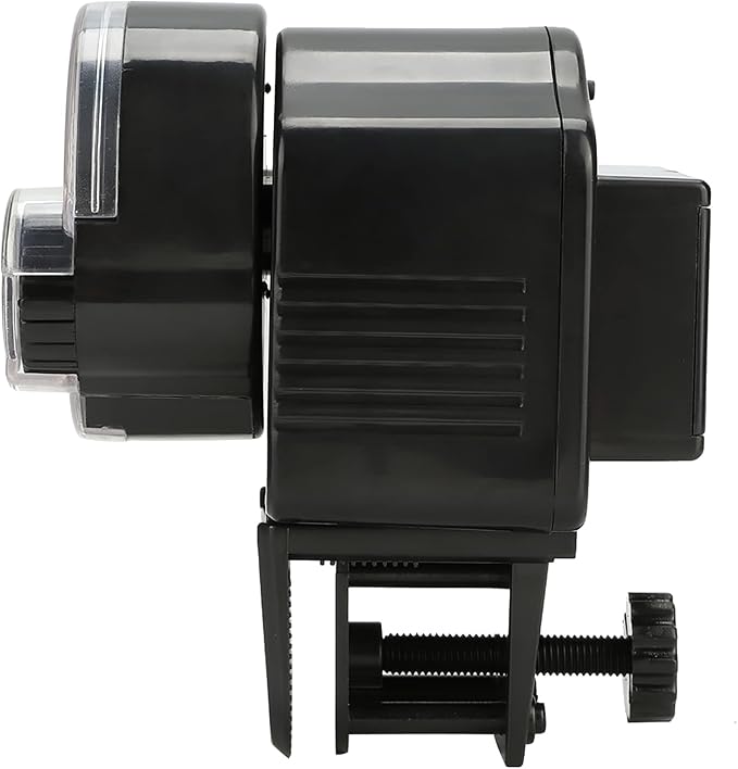 Plplaaoo Automatic Fish Feeder for Aquarium | Battery Operated Automatic Fish Feeder with Adjustable Portion Control | Auto Vacation Timer Fishs Feeders for Flake,Pellet & Strip(Not Include Batterie)