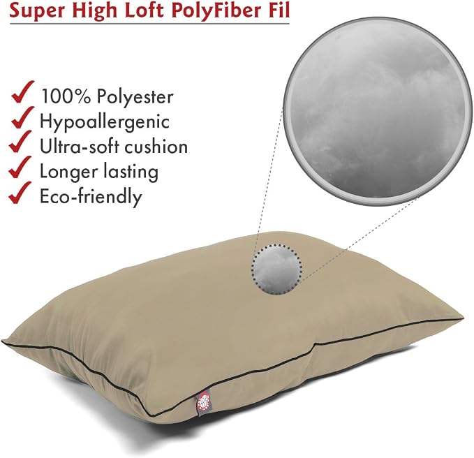 Majestic Super Value Dog Pet Bed Large Khaki