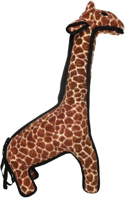 TUFFY® - Original : Giraffe Dog Toy : Ultra Durable Plush Dog Toy with Multiple Layers & Reinforced Seams, Washable and Floats, Original Construction