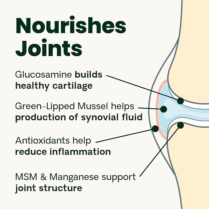VetriScience GlycoFlex Ultimate Strength Healthy Hip and Joint – Mobility Supplement with Glucosamine for Dogs, MSM & Green Lipped Mussel, Peanut Butter, 60 Count