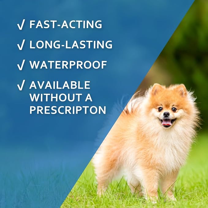 Sentry Fiproguard Plus for Dogs, Flea and Tick Prevention for Dogs (45-88 Pounds), Includes 6 Month Supply of Topical Flea Treatments