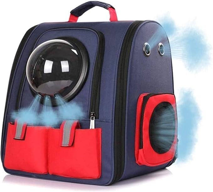 OLOTU Pet Backpack Portable Cat Backpack, Airline-Approved Ventilate Transparent Capsule Backpack for Cats Dogs and Small Animals, Cat Carrier Spacious