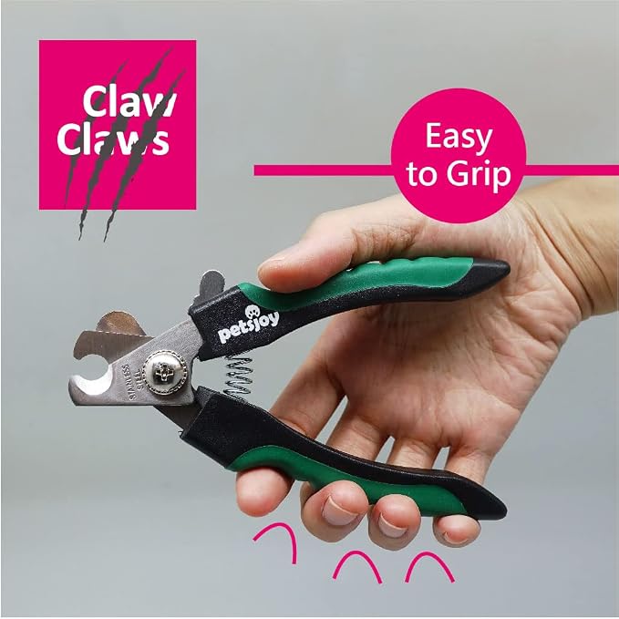 PetsJoy Pet Nail Trimmers Dog Clippers, Size: L, Suitable for Medium and Large Dog, Toenail Trimmer with Razor Sharp Stainless Steel Blades and Anti-Slip Handle