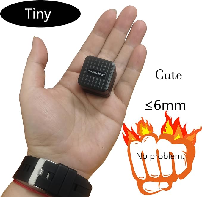 Carefree Fish Aquarium Super Strong Mini Magnetic Cleaner for Glass Fish Tank Tiny Algae Brush Not Floating