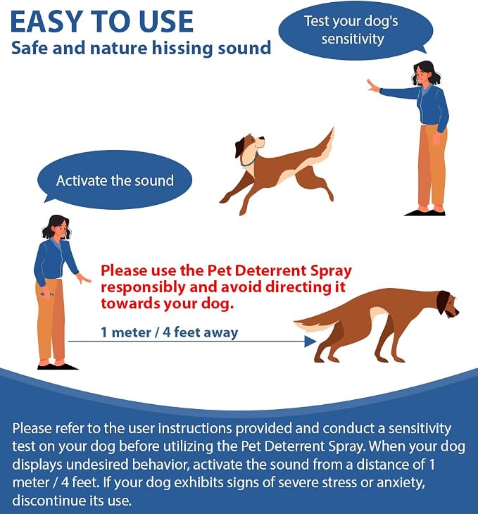 Corrector Spray Dog Trainer, 75ml Pet Instructor Spray for Dog, Humane Effective Help Dog Stop Unnecessary Behaviour: Stop Barking, Dog Fights & Attacks (2 Pack)