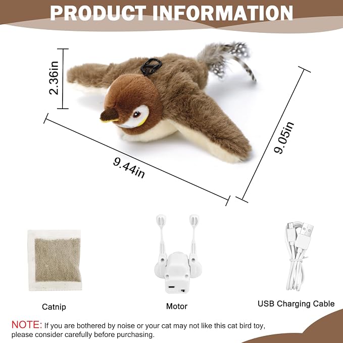 Tocirelo Cat Chew Rope Toy & Interactive Cat Toy