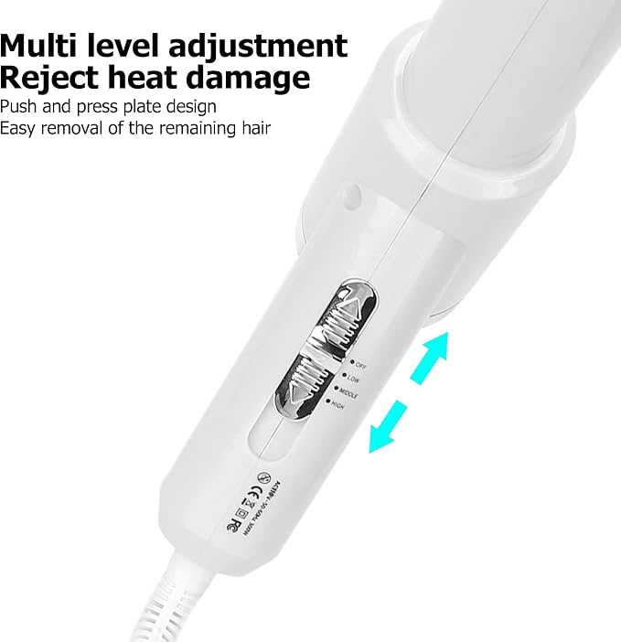 Dog Hair Dryer with Slicker Brush, Portable Dog Blower,Ergoesnomic Electric Grooming Blower with 135° Textile Needle Comb for Cats & Dogs - US Plug 110V