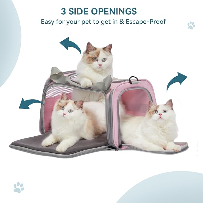 PETSFIT Cat Carrier and Soft Sided Dog Crate