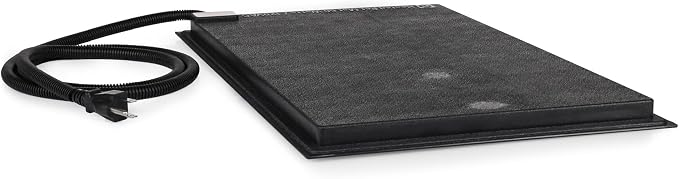 Farm Innovators HM-60P 19 x 13 Inch 60 Watt Heated Chicken Mat for Coops, Pens, and Nesting Areas