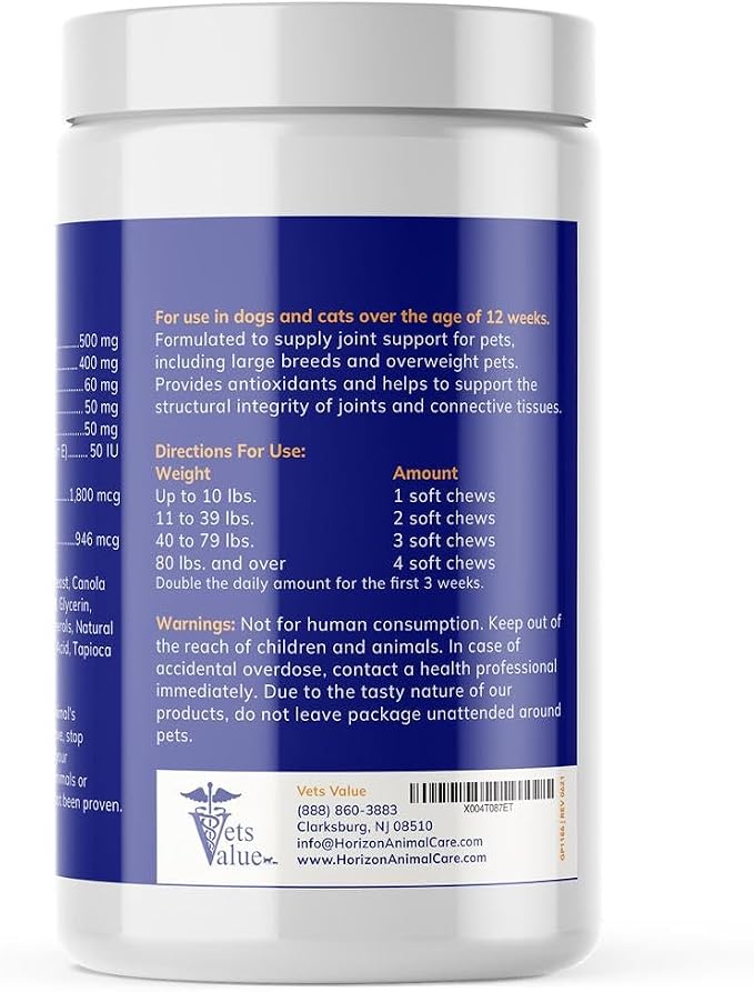 Calming Hemp Soft Chews for Dogs – with Hemp Seed, Chamomile, L-Tryptophan, and Melatonin - 120 Soft Chews | Helps Promote Relaxation, Calm Behavior, and Emotional Balance