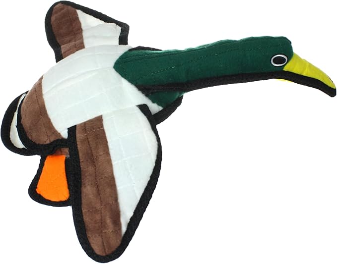 TUFFY® : Duck Dog Toy: Ultra Durable Plush Toy with Multiple Layers & Reinforced Seams, Washable and Floats, Original Construction