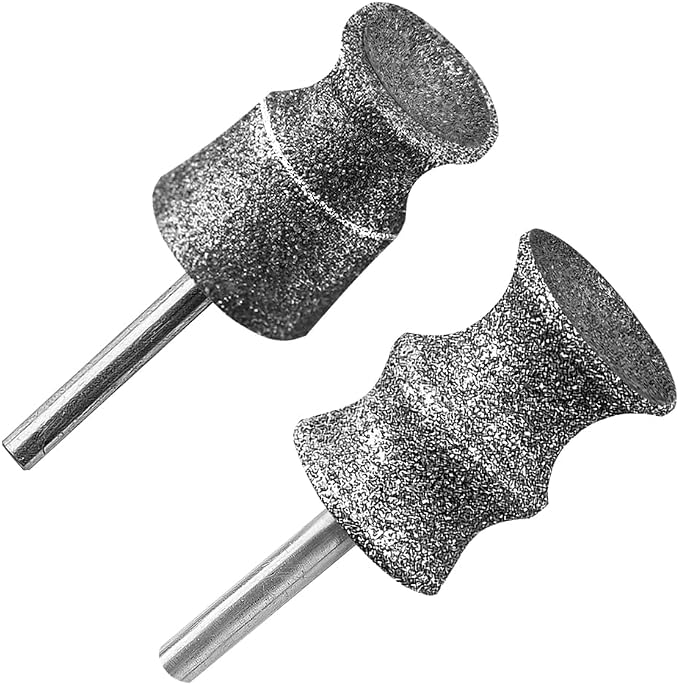 Diamond Dog Nail Grinder Attachment,1/8'' Pet Nail Grinder Wheel for Dog Nail Grinder, Diamond Rotory Bit for Dogs&Pets Nail Care (Large A&B)