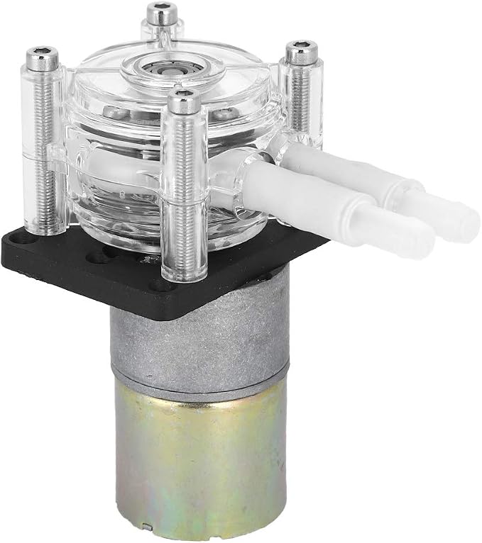 DC Vacuum Pump Strong Suction Self Priming Peristaltic Pump, High for Aquarium Chemicals Liquids and Other Dosing Additives (12V)