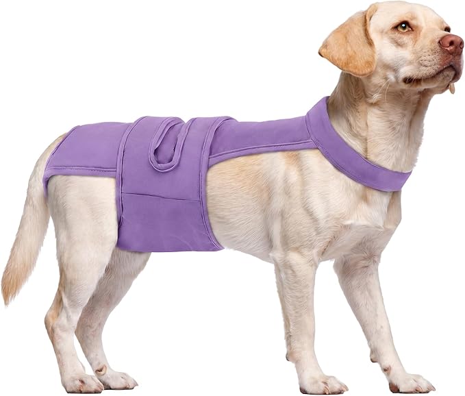 Dog Diapers Female Reusable Washable Period Diaper with Suspender,Adjustable Dog Panties Anti-Harassment, Doggie Diapers for Incontinence, Heat Cycles, or Senior Dogs（XS-XL）