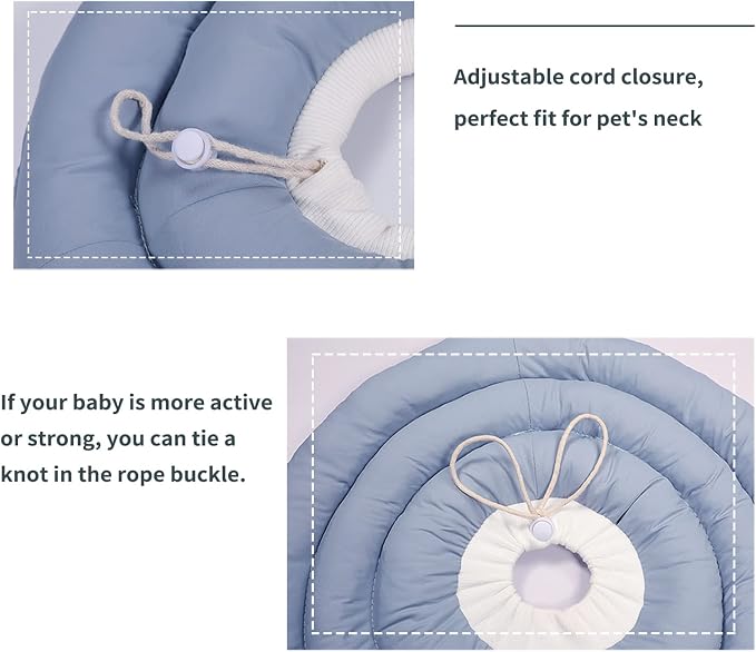 Gagabody Soft Dog Cone Alternative for Small Dogs, Cats & Medium Dogs - Comfortable, Adjustable Elizabethan Collar for Recovery