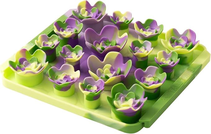 Tall Tails Succulent Foraging Mat for Dogs and Cats – Slow Pet Feeder Puzzle Mat for Easy & Engaging Feeding