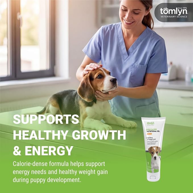 Tomlyn High Calorie Nutritional Gel for Puppies, (Nutri-Cal) 4.25 oz