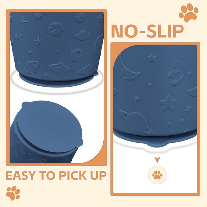 Dog Lick Bowl,Anxiety Relief Non-Slip Silicone Treat Bowl,Durable Anti-Choking Long-Lasting Enrichment Slow Feeder Licking Mat for Small Medium Large Breed,Freezable BPA Free Silicone Dishwasher Safe