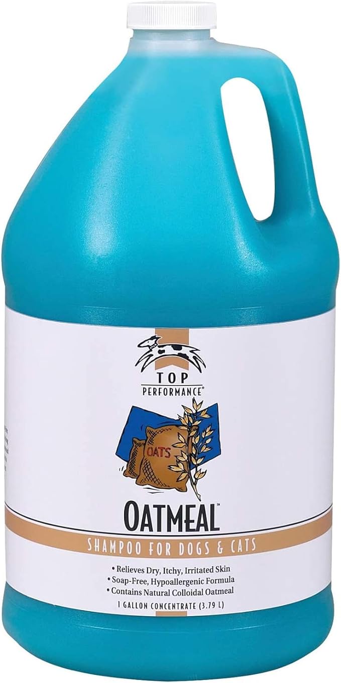 Top Performance Oatmeal Dog and Cat Shampoo, 1-Gallon