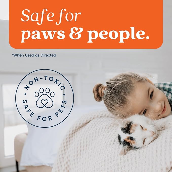 Orange Odor Eliminator | Pet Odor Deodorizer for Strong Odor | Enzyme Stain Cleaner for Cats, Dogs, and Pets | Great for Carpets, Furniture, Dog Kennels, and More (32 Fl Oz)