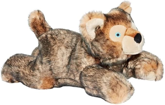 Fluff & Tuff Lobo Wolf Pup Plush Dog Toy,All Breed Sizes